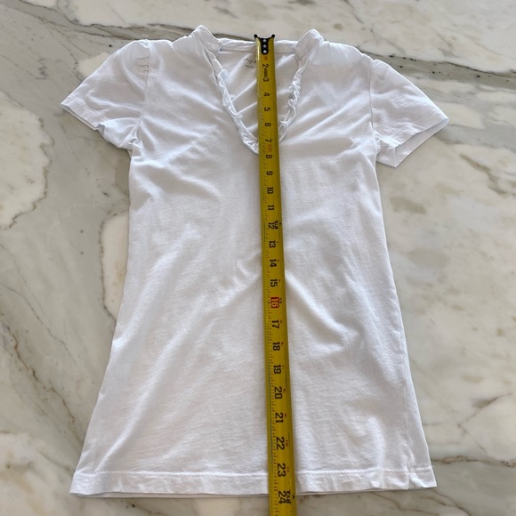 STEPHANIE B WHITE TUXEDO TEE SHIRT SMALL NWOTS! - Picture 10 of 16